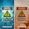 Signmission Hazardous Materials Danger Sign, Plastic, 7in W x 10in L, 2PK OS-2PACK-DS-P-710-V-1315 - alternate 6